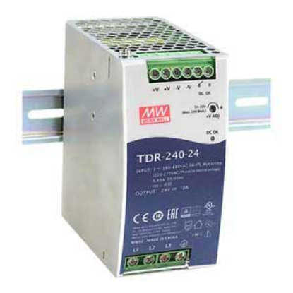 Ảnh của Bộ chuyển đổi nguồn công nghiệp 3 pha 240W MEAN WELL TDR-240-48 
