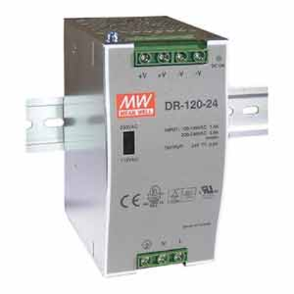 Ảnh của Bộ chuyển đổi nguồn MEAN WELL DR-120-24 
