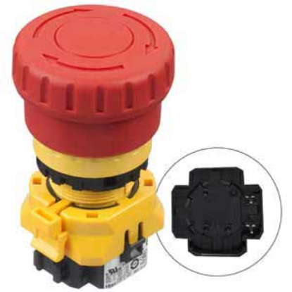 Ảnh của Nút dừng khẩn cấp không đèn IDEC XW1E-BV401VRH 