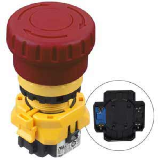 Ảnh của Nút dừng khẩn cấp không đèn IDEC XW1E-BV411VR 