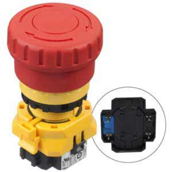 Ảnh của Nút dừng khẩn cấp không đèn IDEC XW1E-BV411VRH 