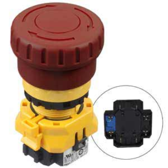 Ảnh của Nút dừng khẩn cấp không đèn IDEC XW1E-BV413VR 