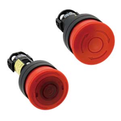 Ảnh của D22 nút dừng khẩn cấp liền thân IDEC HW1E-LV411Q3R 