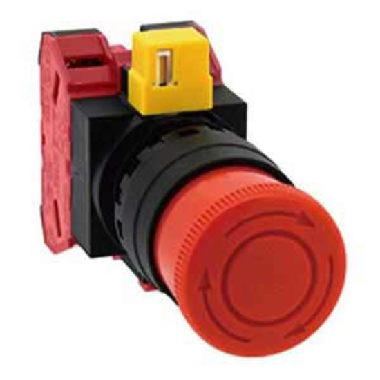 Ảnh của Công tắc dừng khẩn cấp  ( có khối tiếp điểm tháo rời) IDEC HW1B-V302R 