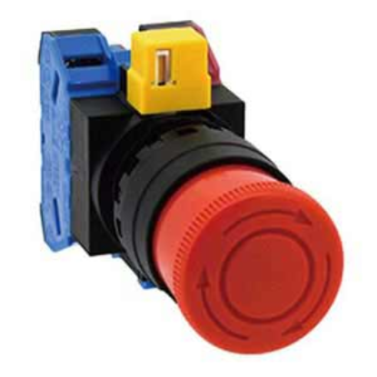 Ảnh của Công tắc dừng khẩn cấp  ( có khối tiếp điểm tháo rời) IDEC HW1B-V311R 
