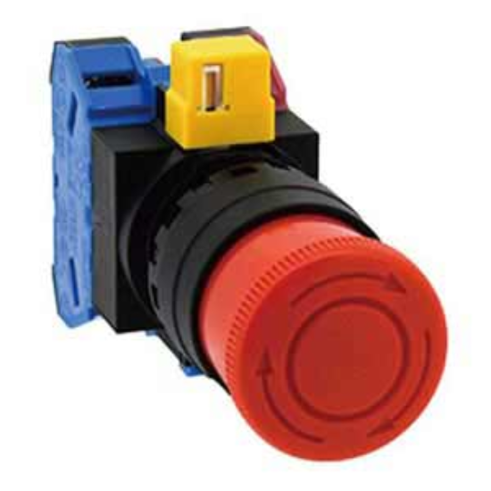 Ảnh của Công tắc dừng khẩn cấp  ( có khối tiếp điểm tháo rời) IDEC HW1B-V311R 