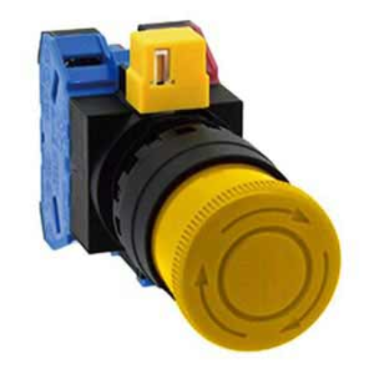 Ảnh của Công tắc dừng khẩn cấp  ( có khối tiếp điểm tháo rời) IDEC HW1B-V311Y 