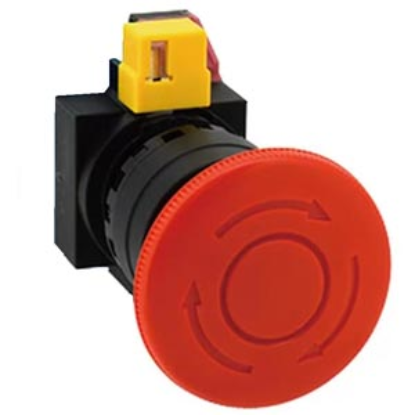 Ảnh của Công tắc dừng khẩn cấp  ( có khối tiếp điểm tháo rời) IDEC HW1B-V401R 