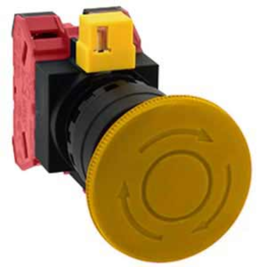 Ảnh của Công tắc dừng khẩn cấp  ( có khối tiếp điểm tháo rời) IDEC HW1B-V402Y 