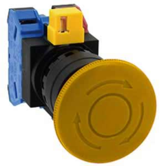 Ảnh của Công tắc dừng khẩn cấp  ( có khối tiếp điểm tháo rời) IDEC HW1B-V411Y 