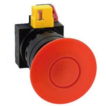 Ảnh của Công tắc dừng khẩn cấp  ( có khối tiếp điểm tháo rời) IDEC HW1B-Y201R 