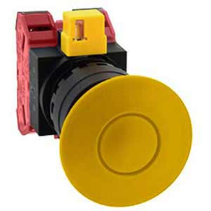 Ảnh của Công tắc dừng khẩn cấp  ( có khối tiếp điểm tháo rời) IDEC HW1B-Y202Y 