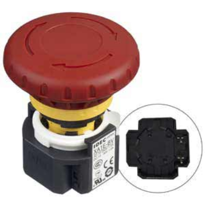 Ảnh của Nút nhấn khẩn cấp D16 IDEC XA1E-BV401VR 