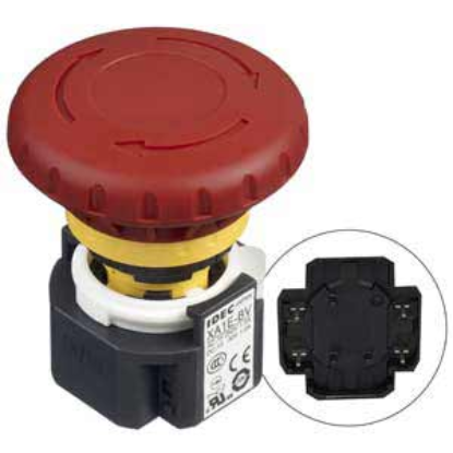 Ảnh của Nút nhấn khẩn cấp D16 IDEC XA1E-BV402VR 