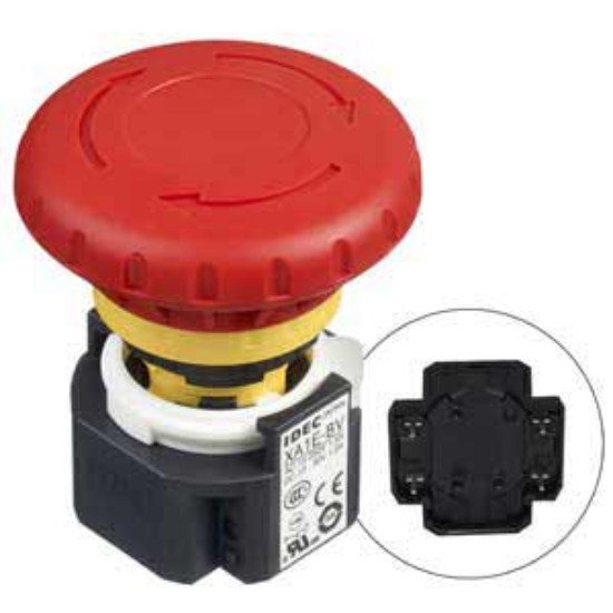 Ảnh của Nút nhấn khẩn cấp D16 IDEC XA1E-BV402VRH 
