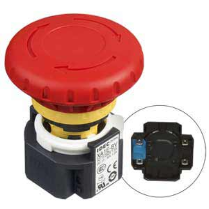 Ảnh của Nút nhấn khẩn cấp D16 IDEC XA1E-BV411RH 