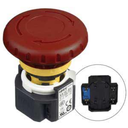 Ảnh của Nút nhấn khẩn cấp D16 IDEC XA1E-BV411VR 