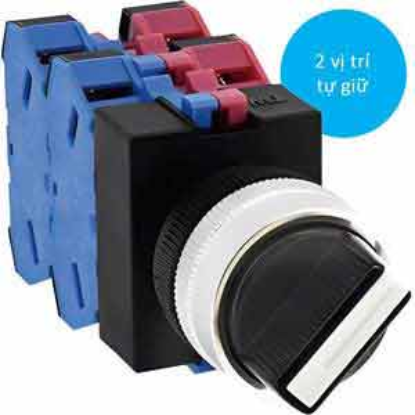 Ảnh của Chuyển mạch 2 vị trí tự giữ IDEC ASW222 D22 2NO+2NC