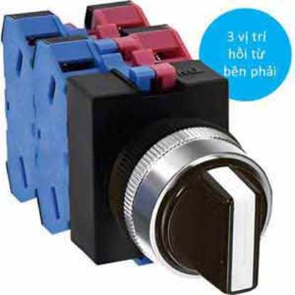 Ảnh của Chuyển mạch 3 vị trí tự hồi IDEC ASW3122 D22 2NO+2NC