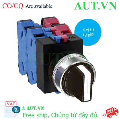 Ảnh của Chuyển mạch 3 vị trí tự giữ IDEC ASW322 D22 2NO+2NC