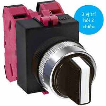 Ảnh của Chuyển mạch 3 vị trí tự hồi IDEC ASW3302 D22 2NC