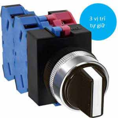 Ảnh của ASW33S-243 chuyển mạch 3 vị trí IDEC, D22, 2NO+1NC