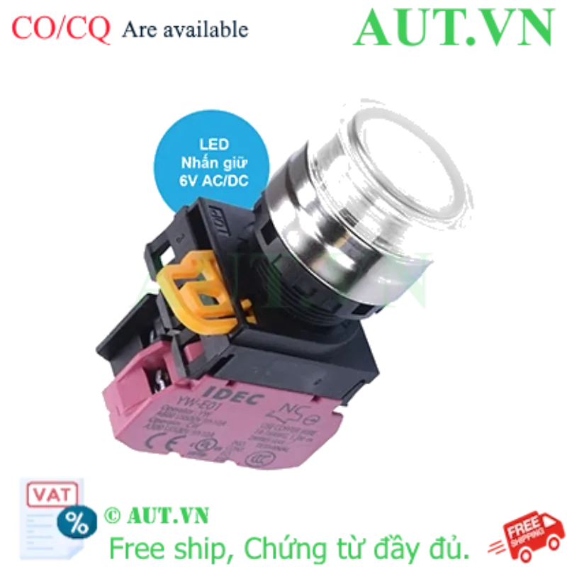 Ảnh của Nút ấn IDEC YW4L-AF2E01Q2PW .