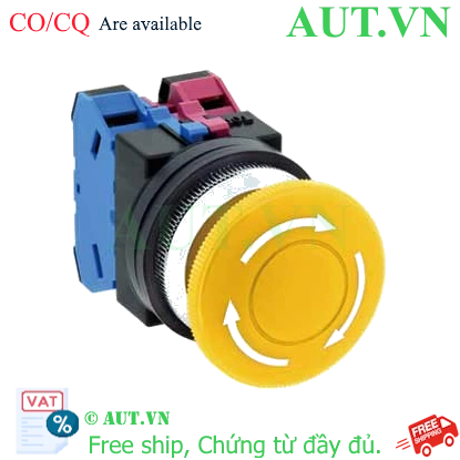 Ảnh của Nút nhấn nhả không đèn IDEC AVN311NY D30 1NO+1NC (Vàng)
