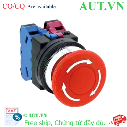 Ảnh của Nút nhấn nhả không đèn IDEC AVN322NR D30 2NO+2NC (Đỏ)