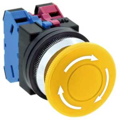 Ảnh của Nút nhấn nhả không đèn IDEC AVN322NY D30 2NO+2NC (Vàng)