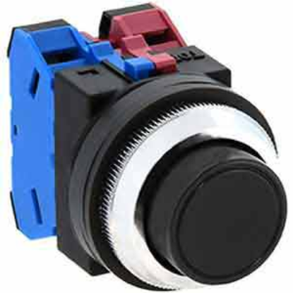 Ảnh của Nút nhấn nhả không đèn IDEC ABN211B D30 1NO+1NC (Đen)