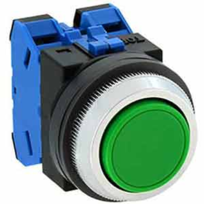 Ảnh của Nút nhấn nhả không đèn IDEC ABN120G D30 2NO (Xanh)