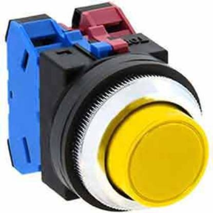 Ảnh của Nút nhấn nhả không đèn IDEC ABN210Y D30 1NO (Vàng)