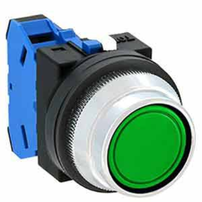 Ảnh của Nút nhấn nhả không đèn IDEC ABN2F10G D30 1NO (Xanh)
