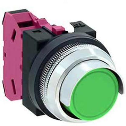 Ảnh của Nút nhấn nhả không đèn IDEC ABN2G01G D30 1NC (Xanh)