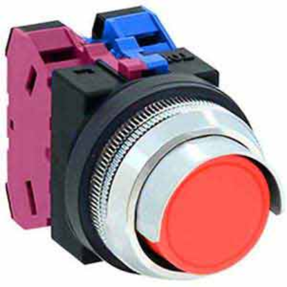 Ảnh của Nút nhấn nhả không đèn IDEC ABN2G11R D30 1NO+1NC (Đỏ)