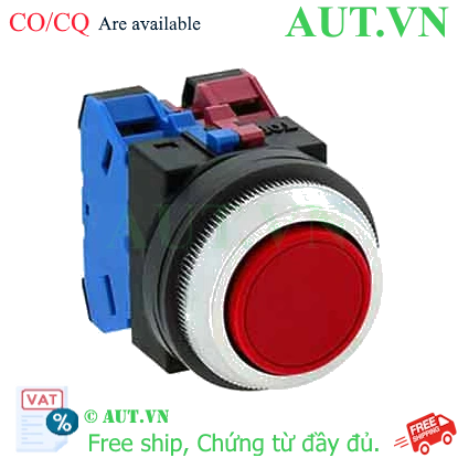 Ảnh của Nút nhấn giữ không đèn IDEC AON111R D30 1NO+1NC (Đỏ)