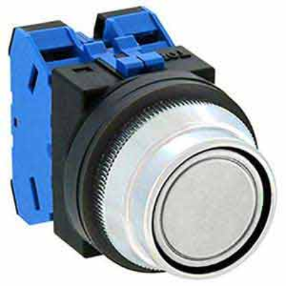 Ảnh của Nút nhấn giữ không đèn IDEC AON2F20W D30 2NO (Trắng)