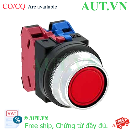 Ảnh của Nút nhấn giữ không đèn IDEC AON2F11R D30 1NO+1NC (Đỏ)