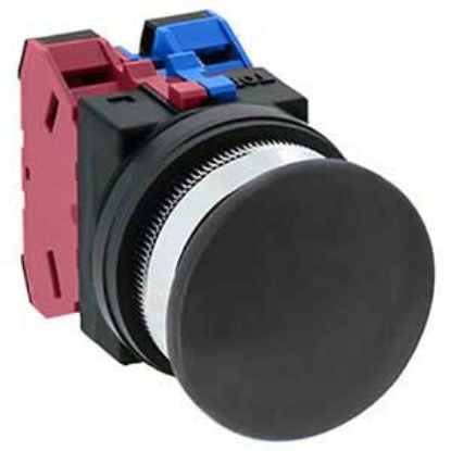 Ảnh của Nút nhấn nhả không đèn IDEC ABN311B D30 1NO+1NC (Đen)