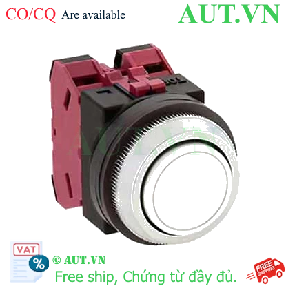 Ảnh của Nút nhấn giữ không đèn IDEC AON102W D30 2NC (Trắng)