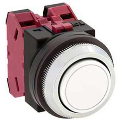 Ảnh của Nút nhấn giữ không đèn IDEC AON102W D30 2NC (Trắng)