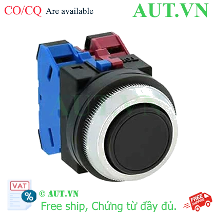 Ảnh của Nút nhấn giữ không đèn IDEC AON111B D30 1NO+1NC (Đen)