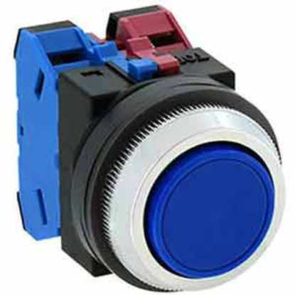 Ảnh của Nút nhấn nhả không đèn IDEC ABN111S D30 1NO+1NC (Xanh)