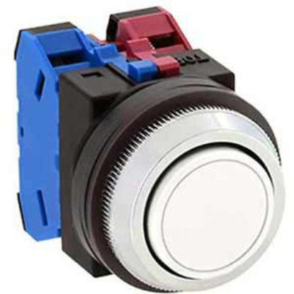 Ảnh của Nút nhấn nhả không đèn IDEC ABN111W D30 1NO+1NC (Trắng)