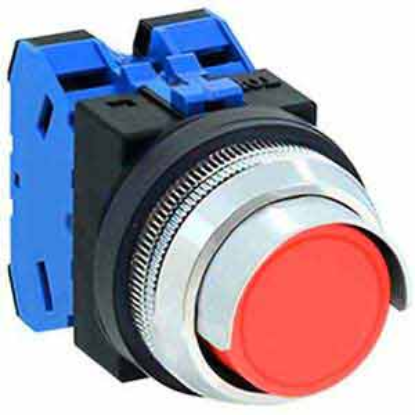 Ảnh của Nút nhấn nhả không đèn IDEC ABN2G20R D30 2NO (Đỏ)