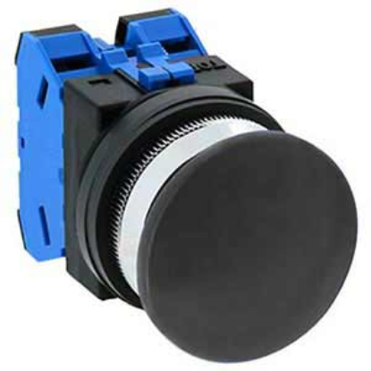 Ảnh của Nút nhấn giữ không đèn IDEC AON320B D30 2NO (Đen)