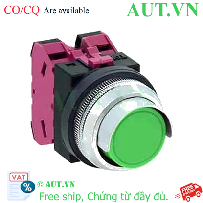 Ảnh của Nút nhấn giữ không đèn IDEC AON2G02G D30 2NC (Xanh)
