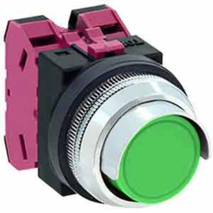 Ảnh của Nút nhấn giữ không đèn IDEC AON2G02G D30 2NC (Xanh)