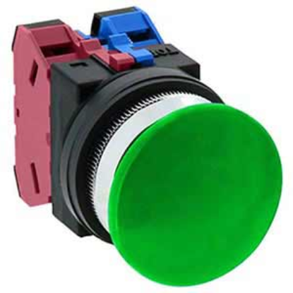 Ảnh của Nút nhấn giữ không đèn IDEC AON311G D30 1NO+1NC (Xanh)